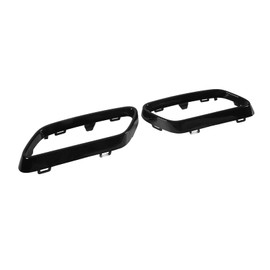 Tip Trim, Stainless Steel Muffler Tail Tip Pipe Trim Cover Frame, Pipe Tip Modling Cover Trims, Replacement for Benz C Class, W206, Line 2022 Onwards (Black)