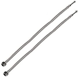 Flexible Hose Pipe Tap Tails for Monobloc Basin Or Kitchen Taps 400mm, 500mm, 900mm, x 10mm and 12mm (500mm x 12mm)