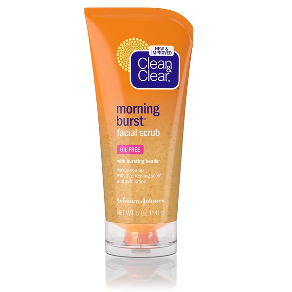Clean & Clear Morning Burst Facial Scrub For All Skin Types,5 Fl Oz (Pack of 2)