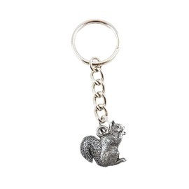 PP Squirrel Keychain Pewter