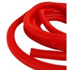 PE Red Corrugated Conduit Flexi Pipe Tube Split 23mm -