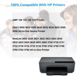 KCMYTONER 65XL Tri-Color Ink Cartridges Replacement for HP 65 XL N9K03AN High Yield use with Deskjet 2655 2652 3755 3772 3700 3722 3752 2600 2622 Envy 5055 5000 5070 5052 5014 Printer, 3 Pack