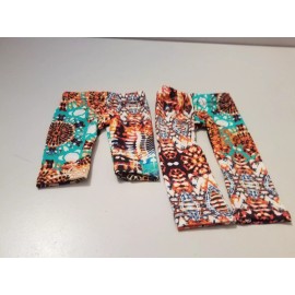 AMERICAN GIRLS 18" DOLLS CLOTHES HANDMADE PRINT TIGHTS LEGGINGS PANTS CAPRIS