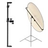 YUOCU Extendable Reflector Holder Arm with 78.7"/2m Tripod Light Stand,