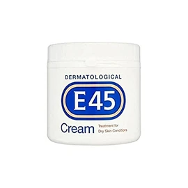 E45 Dermatological Cream Treatment for Dry Skin Conditions (350g) - Pack of 2 by E45