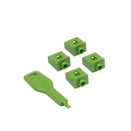 IO CREST SY-ACC24084 Bloqueador de Polvo de Puerto SFP con Llave de extracción