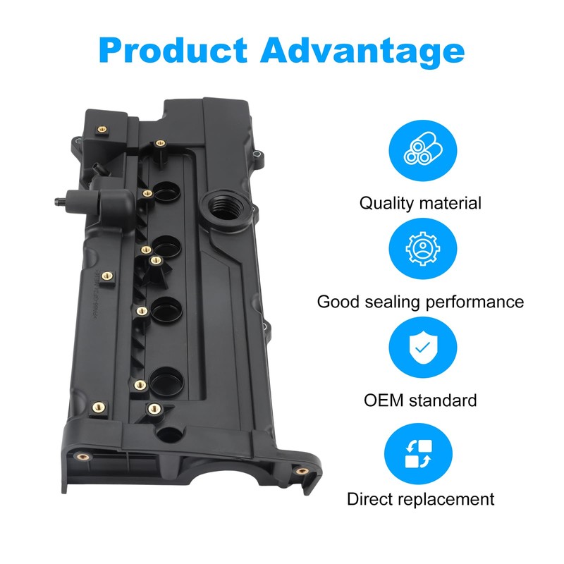 Engine Valve Cover Compatible with Hyundai Accent Kia Rio Rio5