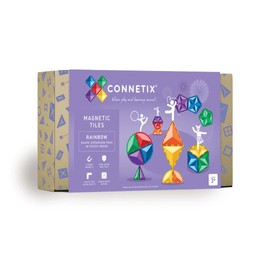 CONNETIX Rainbow Shape Expansion Pack, 36 Pieces