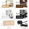 Radio Clock, Digital Alarm Clock, Loud Volume, 3 Pairs of