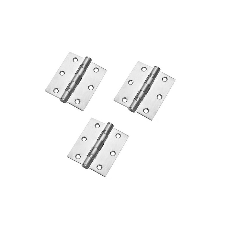 Polished Chrome Ball Bearing Hinges, Heavy Duty Steel Door Hinges