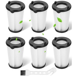 Pack of 6 CX7 Filters for AEG Ergorapido Battery Vacuum Cleaner, Replacement Filter for AEG Accessories, AEF150 Filter Set for All CX7-2 Classic x Flexibility QX8 Animal X Power CX7-2-45an CX7-2-i360 CX7-2-s360