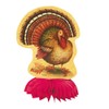 6" Mini Festive Turkey Thanksgiving Centerpiece Decorations, 4ct