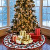 Hianjoo Christmas Tree Skirt 36 Inch, Xmas Tree Base Cover