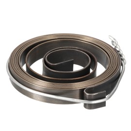 QUARKZMAN Drill Spring Spindle Drill Spindle Feed Return Spring Coil Core Spring Mounting Spring Steel Chemical Black 980 mm Expansion Long 45 x 7 x 0.7 mm Pack of 1