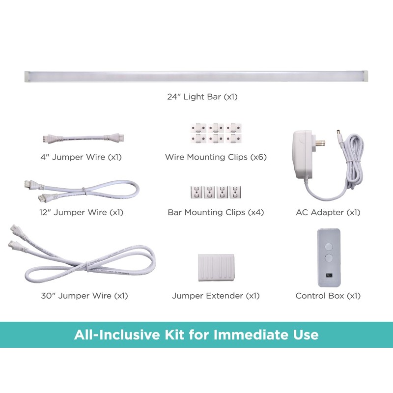 BLACK+DECKER LED Under Cabinet Light Kit, Motion Sensor, Dimmable, Linkable,