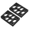 PATIKIL 1/2" Skateboard Riser Pads 2 Pack PU 3x2" Skateboard