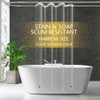 ZEMAHOME Narrow Size Clear Plastic Shower Curtain Liner, 42x72 Inch