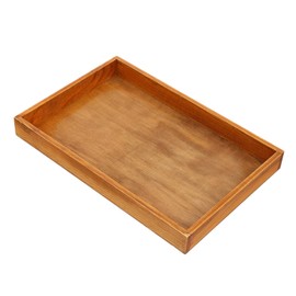 FRCOLOR Durable Multi Function Wooden Storage Box Rustic Desktop Organizer for Sundries Jewelry and Home Organization Old Wood Color