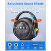Bluetooth Speaker with 2 Wireless Microphones Portable Karaoke Machine