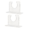 2pcs Baseball Bat Holder for Vertical Display Sturdy Acrylic Bat