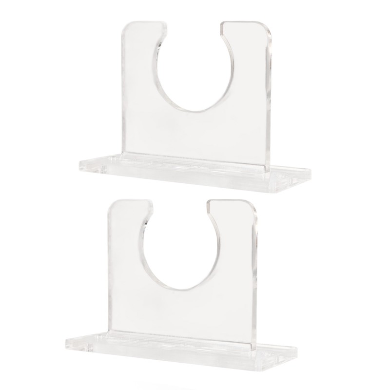 2pcs Baseball Bat Holder for Vertical Display Sturdy Acrylic Bat