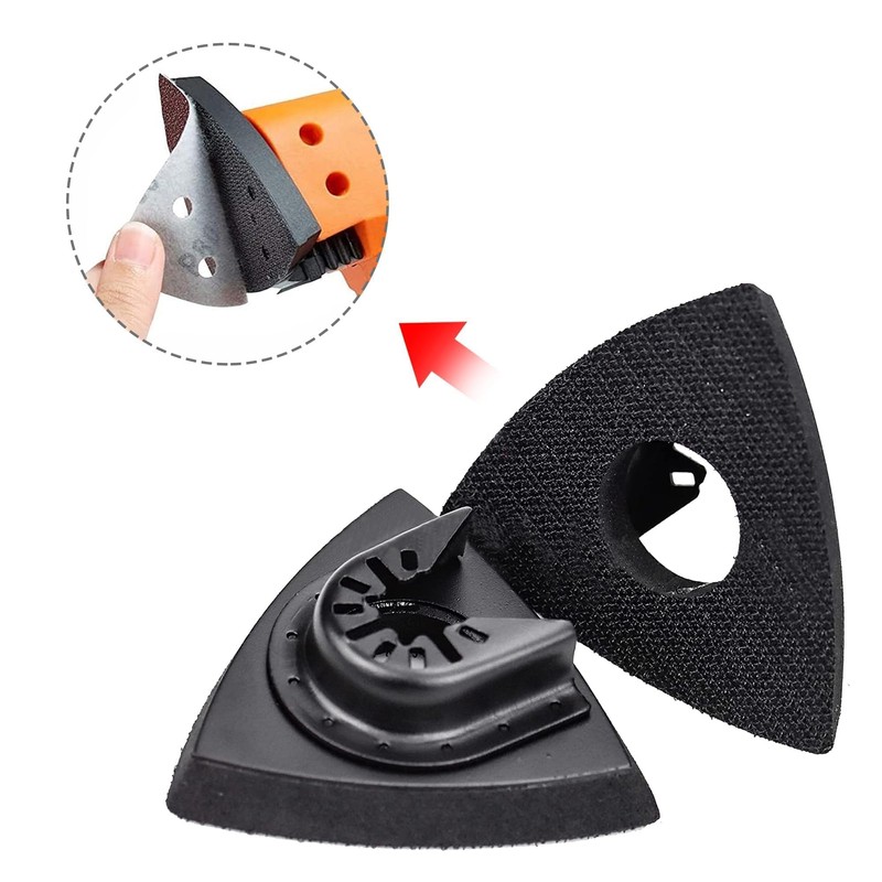 Set of 4 Triangle Sanding Plates, Fine Multimaster Accessories, Fine