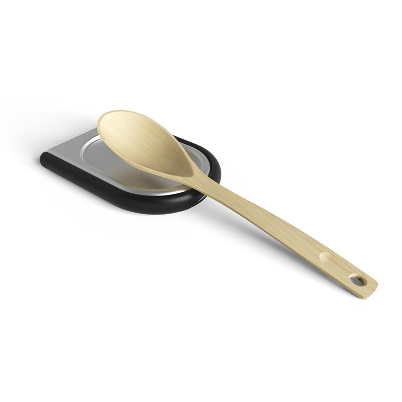 umbra LAYDLE Ladle Stand, Black/Nickel, 5.5 x 4.3 x 0.8