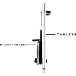 eDealz 2 in 1 Universal Tablet Tripod Mount and Universal Smartphone Mount Holder for All Smartphones and Tablets Android iOS for TikTok, YouTube, Live Stream