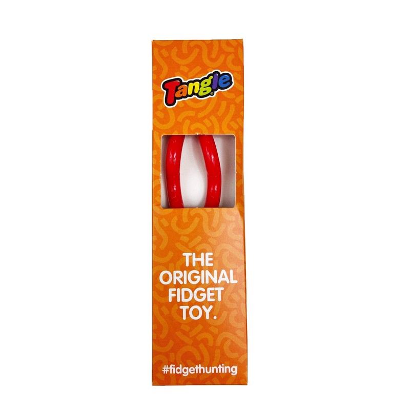 Tangle Jr. Solid Red - Genuine Tangle Fidget - Fidget