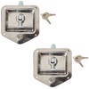 Buyers Products L8815 T-Handle Latch, 2 Pack, Locking Single Point