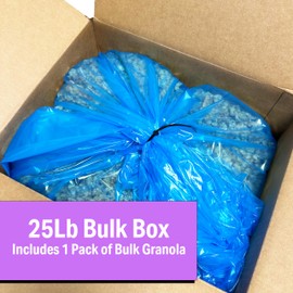 Bakery On Main Bulk Granola - Gluten Free, Kosher, Non-GMO, Vegan, Hemp Hearts Granola, 25 lb Bulk Box