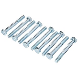 ForgeFix High Tensile Bolts | M10 x 80mm | Zinc Plated | Bag 10