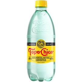 Topo Chico Agua Mineral Natural Carbonatada - 1 Paquete x 12 Unidades de 600 ml c/u, Total: 7.2 L