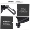 IWOWHERO 4pcs Camera Lens Storage Bag Neoprene Lens Cover Pouch