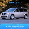 Nilight in Channel Rain Guards for Grand Caravan 2008-2023, Chrysler