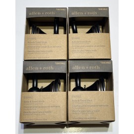 Allen + Roth Lot of 4 Allen + Roth 2003962 Robe & Towel Double Hook Oil-Rubbed Bronze Finish