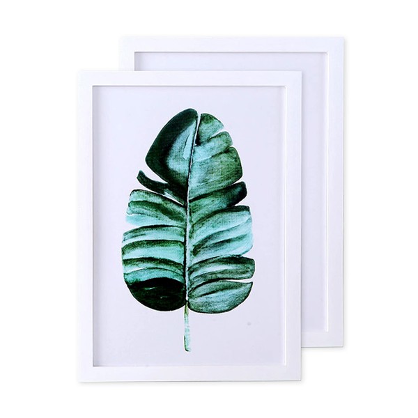 Cispree Photo Frame, A4 Wooden Picture Frames with Plexiglass Clear