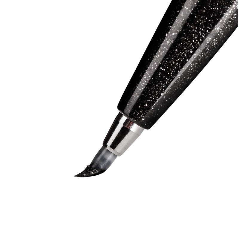 Pentel Arts Brush Sign Pen SES15C - Black (Pack of