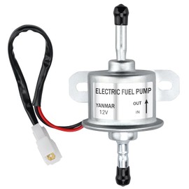 12V Electric Fuel Feed Pump 129612-52100 Replacement for Yanmar 4TNV88 3TNV88 4TNV84 Takeuchi TB230 Hitachi ZX30U-2 ZX35U-2 Replace 129322-77401