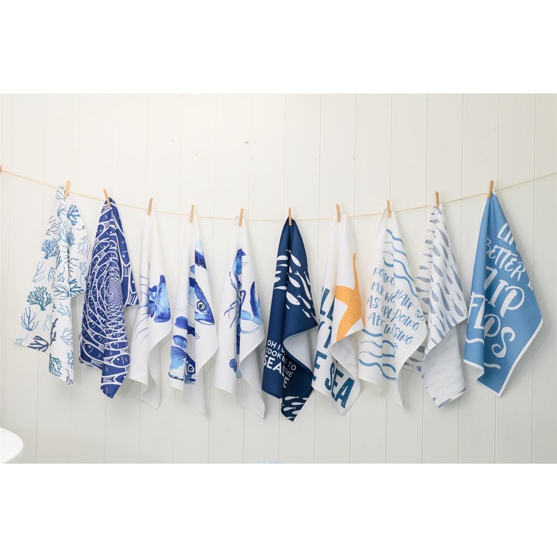 Jellyfish Tea Towel