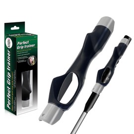 Golf Grip Trainer, Golf Training Aid, Right Handed Golf Swing Trainer to Help Train Correct Hand Position Grey 1pcs
