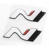 Hyundai 9999Z057168 Lettering N Logo Batch Emblem, 2-Piece, White