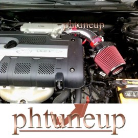pht RED Fit for 2003-2008 HYUNDAI TIBURON 2.7 2.7L V6 AIR INTAKE KIT SYSTEMS