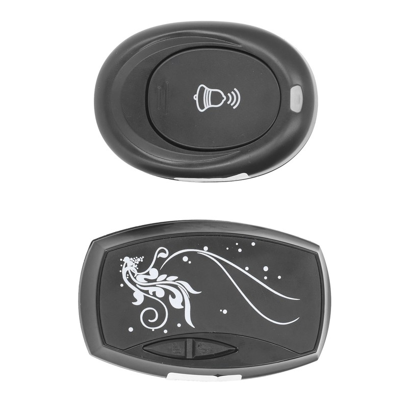 Wireless Doorbell with LED Flash Light Remote Control Music Doorbell