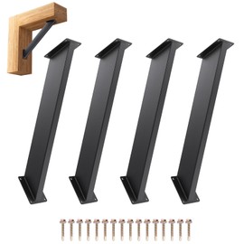 45° Angle Support Bracket, Pergola Kit Heavy Duty Connector, Pergola Hardware, for Gazebos, Tree Houses, Cabins, and Patio Kits (4)