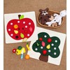 Baby Felt Board Play Food Toy Set for Pretend Kitchen