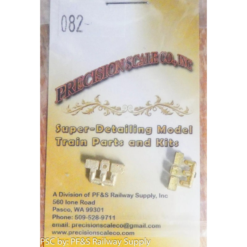 Precision Scale O #082 Brackets, Cab Angle. 2 cored and