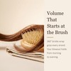 TRENFI Boar and Nylon Bristle Oval Hair Brush Red Oak