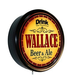 Goldenoldiesclocks Wallace Beer and Ale Cerveza Lighted Wall Sign