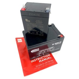 12V 15Ah Upgrade for 12V 12Ah Battery, Repalces 12 Volt 5Ah in Best Choice Products, Kids Car Battery for Ride On Toys Fits or Compatible for Peg Perego, RollPlay, Motion Trendz, Kid Trax, More